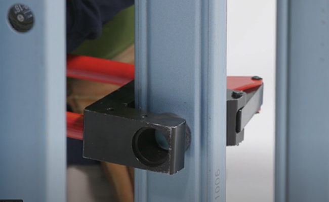Punching service holes in LGS