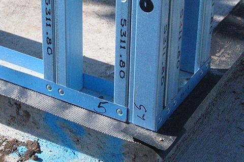 Installation of DPC in LGS frames