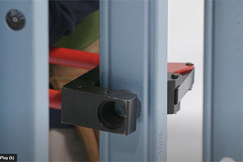 Punching service holes in LGS