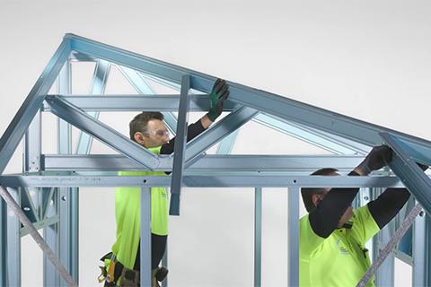 Attach a roof truss video