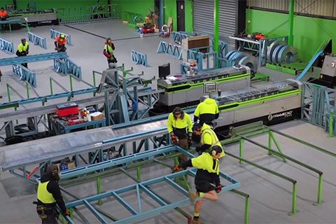 video - Manufacture and assembly of frame components