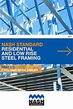 NASH Standard Residential and Low-rise Steel Framing Part 2C Cyclonic span tables