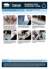 Working with TRUECORE® steel: Hand cutting light gauge steel with tin snips