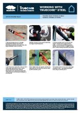 Working with TRUECORE® steel - Making holes using a manual hydraulic punch