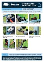 Working with TRUECORE® steel - Making penetration holes using a hydraulic punch
