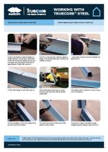 Working with TRUECORE® steel: Cutting and trimming C-stud profiles