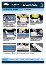 Working with TRUECORE® steel: Making frames and corners using templates